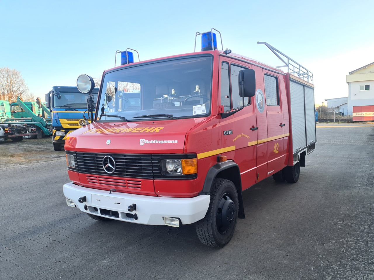 Mercedes-Benz 814 D 4x2 Doka 814 D 4x2 Doka, LF 8/6 - Пожежна машина: фото 1 Mercedes-Benz 814 D 4x2 Doka 814 D 4x2 Doka, LF 8/6 - Пожежна машина: фото 1