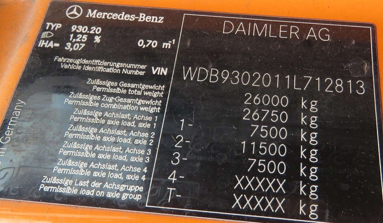 Mercedes-Benz Actros 2532 L 6x2 Actros 2532/41 L 6x2, EEV, Lenkachse, Haller X2C M21, Zöller-Schüttung - Сміттєвози: фото 4 Mercedes-Benz Actros 2532 L 6x2 Actros 2532/41 L 6x2, EEV, Lenkachse, Haller X2C M21, Zöller-Schüttung - Сміттєвози: фото 4