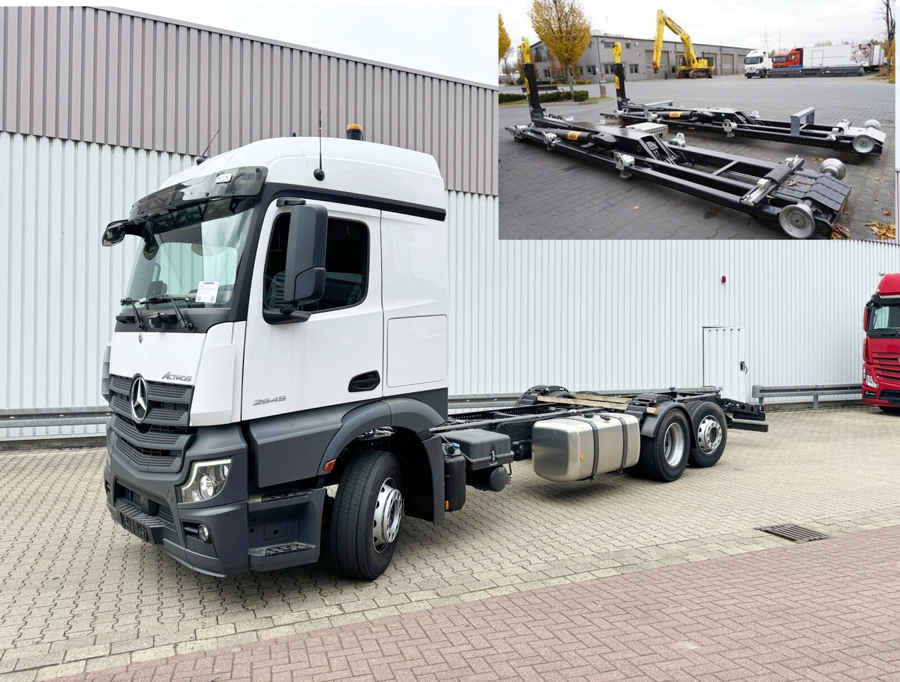 Mercedes-Benz Actros 2545 L 6x2 Actros 2545 L 6x2, Lenk-/Liftachse, StreamSpace, MultimediaCockpit - Гаковий мультиліфт вантажівка: фото 1 Mercedes-Benz Actros 2545 L 6x2 Actros 2545 L 6x2, Lenk-/Liftachse, StreamSpace, MultimediaCockpit - Гаковий мультиліфт вантажівка: фото 1