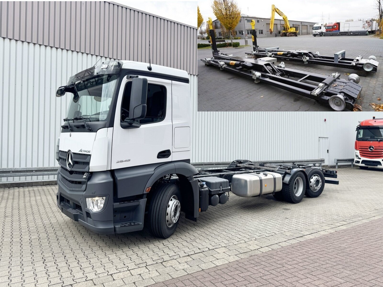 Mercedes-Benz Actros 2548 L 6x2 Actros 2548 L 6x2, Retarder, Lenk-/Liftachse - Гаковий мультиліфт вантажівка: фото 1 Mercedes-Benz Actros 2548 L 6x2 Actros 2548 L 6x2, Retarder, Lenk-/Liftachse - Гаковий мультиліфт вантажівка: фото 1