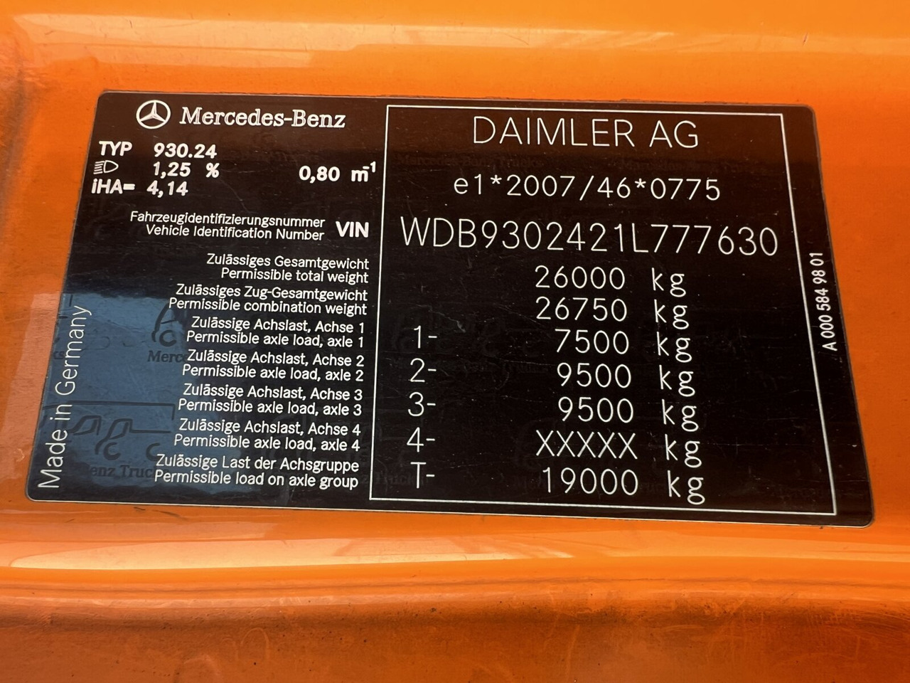 Mercedes-Benz Actros 2641/48 L 6x4 Actros 2641/48 L 6x4, Seilabroller, Haller Lotos, Zöller Schüttung - Сміттєвози: фото 3 Mercedes-Benz Actros 2641/48 L 6x4 Actros 2641/48 L 6x4, Seilabroller, Haller Lotos, Zöller Schüttung - Сміттєвози: фото 3