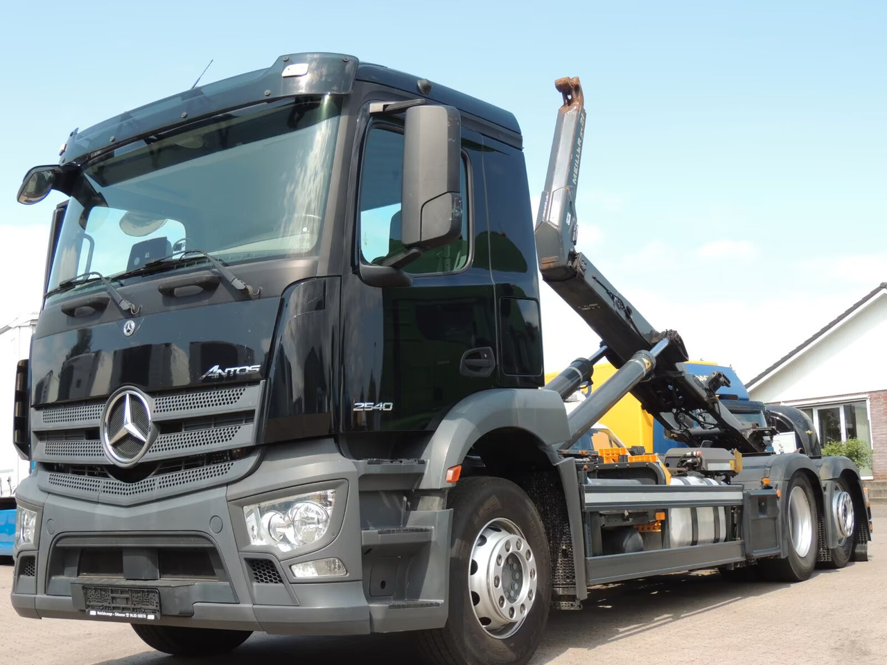 Mercedes-Benz Antos 2540 L 6x2 Antos 2540 L 6x2, Lenk-Liftachse, Meiller, Funk - Гаковий мультиліфт вантажівка: фото 1 Mercedes-Benz Antos 2540 L 6x2 Antos 2540 L 6x2, Lenk-Liftachse, Meiller, Funk - Гаковий мультиліфт вантажівка: фото 1
