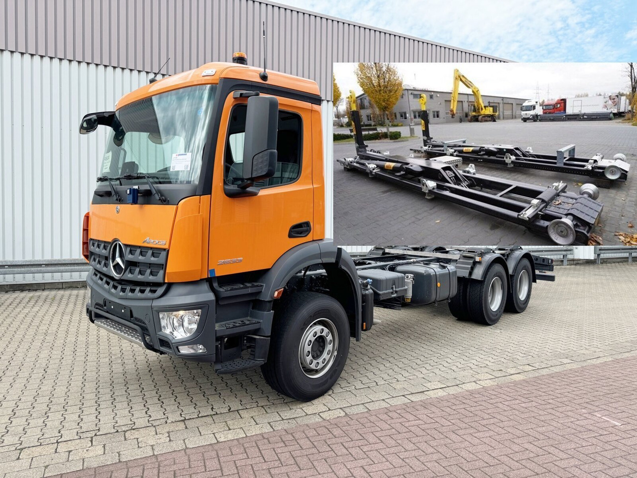 Mercedes-Benz Arocs 2633 6x4, Automatik, 2x Nebenantrieb Arocs 2633 6x4, 2x Nebenantrieb - Вантажівка шасі: фото 1 Mercedes-Benz Arocs 2633 6x4, Automatik, 2x Nebenantrieb Arocs 2633 6x4, 2x Nebenantrieb - Вантажівка шасі: фото 1