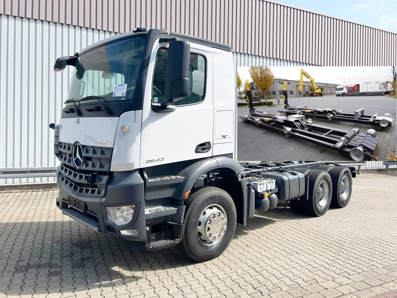 Mercedes-Benz Arocs 2642 K 6x4 Arocs 2642 K 6x4/33 , Retarder, Motorabtrieb - Гаковий мультиліфт вантажівка: фото 1 Mercedes-Benz Arocs 2642 K 6x4 Arocs 2642 K 6x4/33 , Retarder, Motorabtrieb - Гаковий мультиліфт вантажівка: фото 1