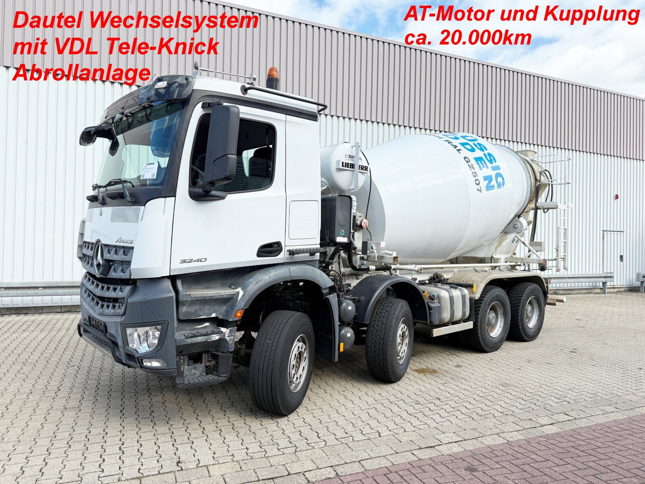 Mercedes-Benz Arocs 3240 8x4 Arocs 3240 8x4, 9 cbm Liebherr HTM 904 F - Автобетонозмішувач: фото 1 Mercedes-Benz Arocs 3240 8x4 Arocs 3240 8x4, 9 cbm Liebherr HTM 904 F - Автобетонозмішувач: фото 1