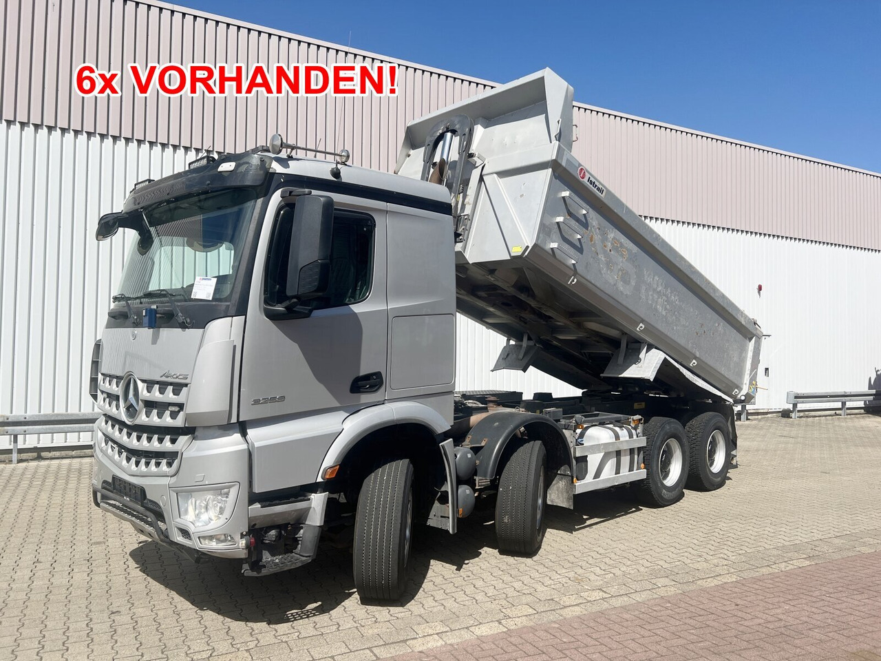 Mercedes-Benz Arocs 3251 LK 8x4/4 Arocs 3251 LK 8x4/4, Retarder, Stahlmulde ca. 15m³, hydr. Heckklappe - Самоскид: фото 1 Mercedes-Benz Arocs 3251 LK 8x4/4 Arocs 3251 LK 8x4/4, Retarder, Stahlmulde ca. 15m³, hydr. Heckklappe - Самоскид: фото 1