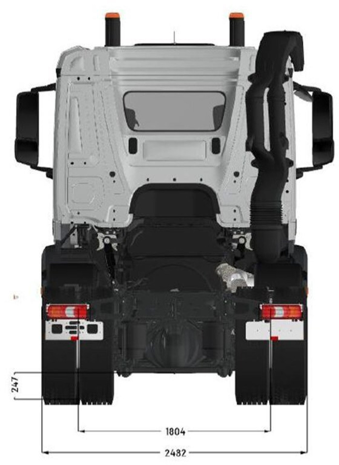 Mercedes-Benz Arocs 3253 L 8x4/4 Arocs 3253 L 8x4/4, MultimediaCockpit, Navi, Motorabtrieb - Вантажівка шасі: фото 4 Mercedes-Benz Arocs 3253 L 8x4/4 Arocs 3253 L 8x4/4, MultimediaCockpit, Navi, Motorabtrieb - Вантажівка шасі: фото 4