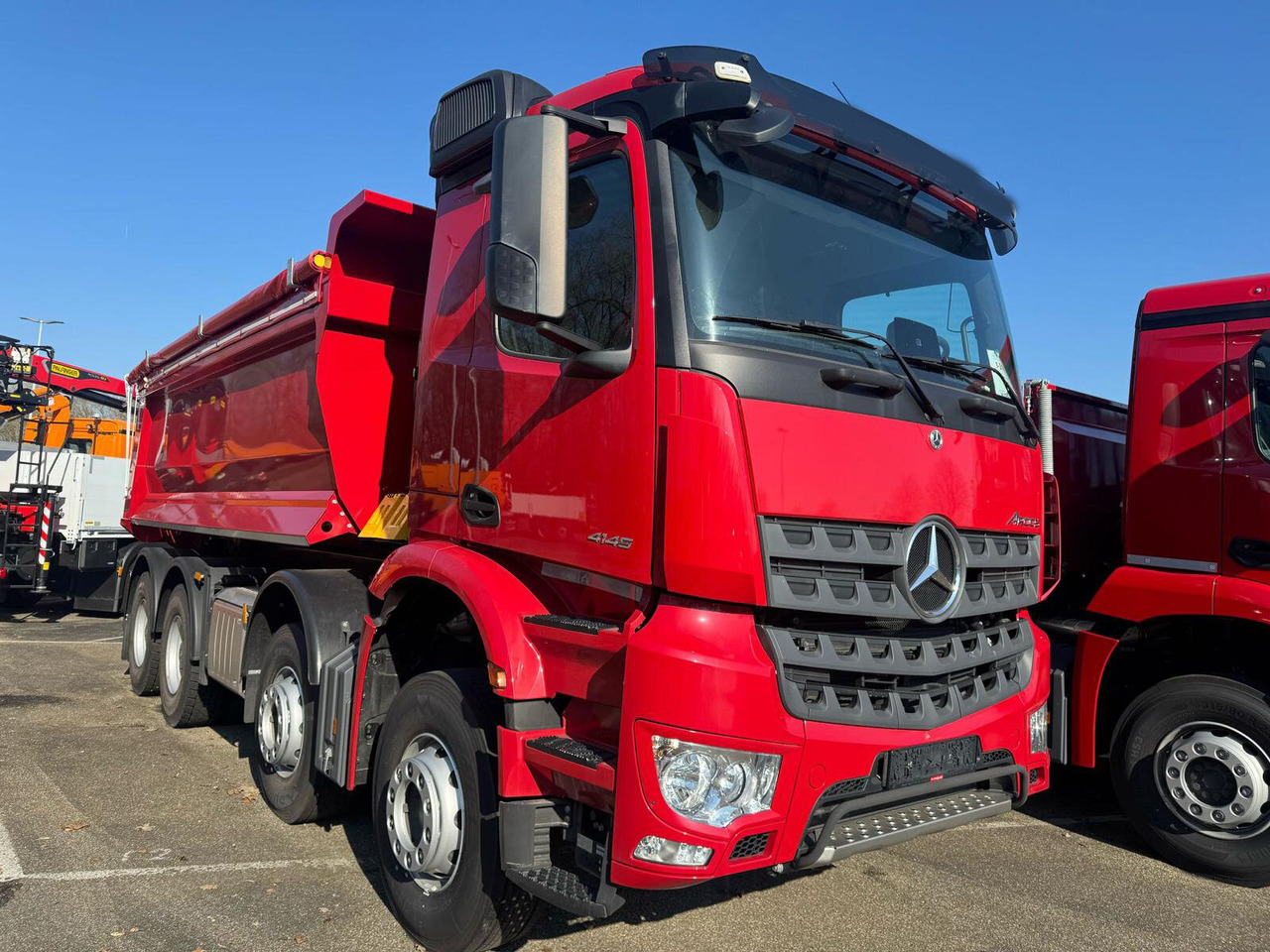 Mercedes-Benz Arocs 4145 K 8x4/4 Arocs 4145 K 8x4/4, Grounder, MultimediaCockpit, Navi, Stahlmulde ca. 16m³ - Самоскид: фото 1 Mercedes-Benz Arocs 4145 K 8x4/4 Arocs 4145 K 8x4/4, Grounder, MultimediaCockpit, Navi, Stahlmulde ca. 16m³ - Самоскид: фото 1