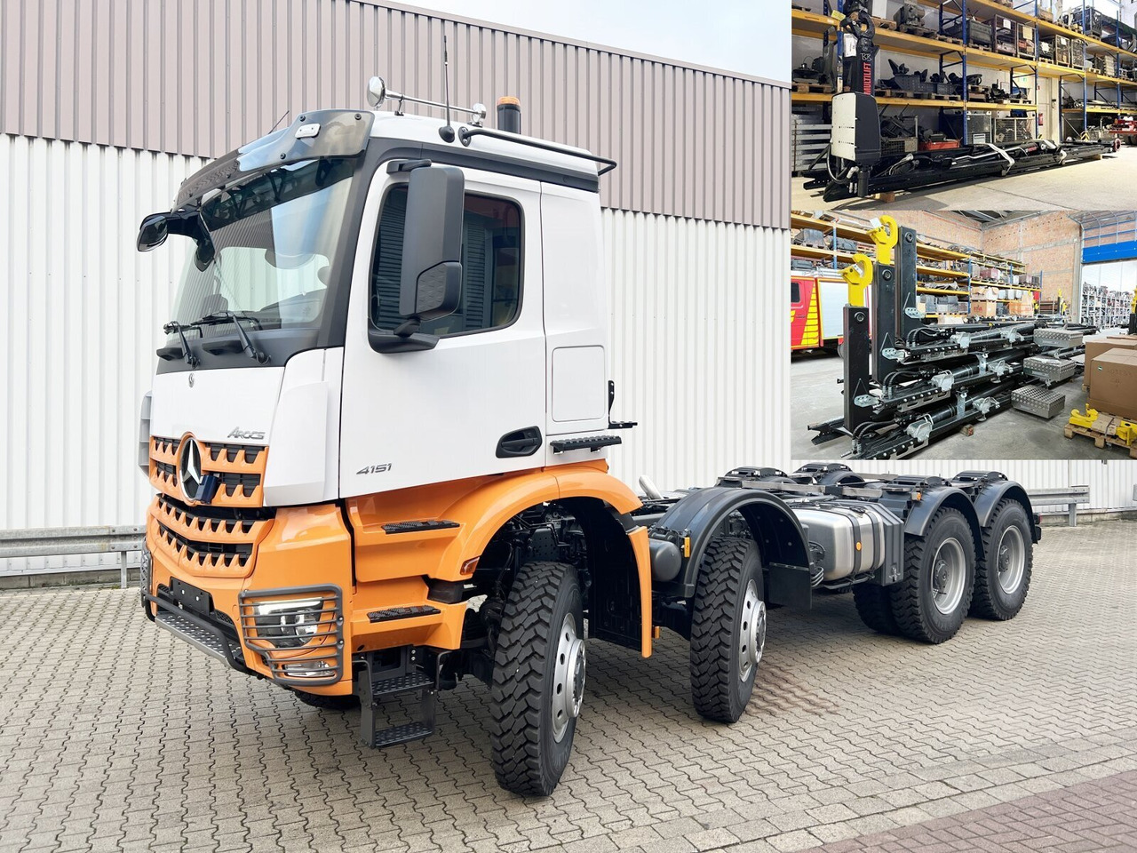 Mercedes-Benz Arocs 4151 AK 8x8/4 Arocs 4151 AK 8x8/4, Grounder - Гаковий мультиліфт вантажівка: фото 1 Mercedes-Benz Arocs 4151 AK 8x8/4 Arocs 4151 AK 8x8/4, Grounder - Гаковий мультиліфт вантажівка: фото 1