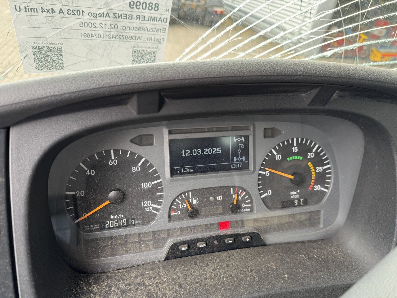 Mercedes-Benz Atego 1023 A 4x4 mit Unfallschaden! Atego 1023 A 4x4, Einzelbereifung, Heckkran Palfinger PK4501-B, Funk, UNFALLSCHADEN! - Вантажівка шасі, Вантажівка з маніпулятором: фото 2 Mercedes-Benz Atego 1023 A 4x4 mit Unfallschaden! Atego 1023 A 4x4, Einzelbereifung, Heckkran Palfinger PK4501-B, Funk, UNFALLSCHADEN! - Вантажівка шасі, Вантажівка з маніпулятором: фото 2
