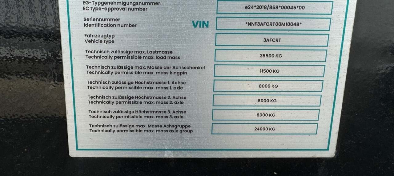 Euro ATM 27 Euro ATM 27, HARDOX Stahlmulde ca. 27m³, Liftachse - Напівпричіп: фото 4 Euro ATM 27 Euro ATM 27, HARDOX Stahlmulde ca. 27m³, Liftachse - Напівпричіп: фото 4