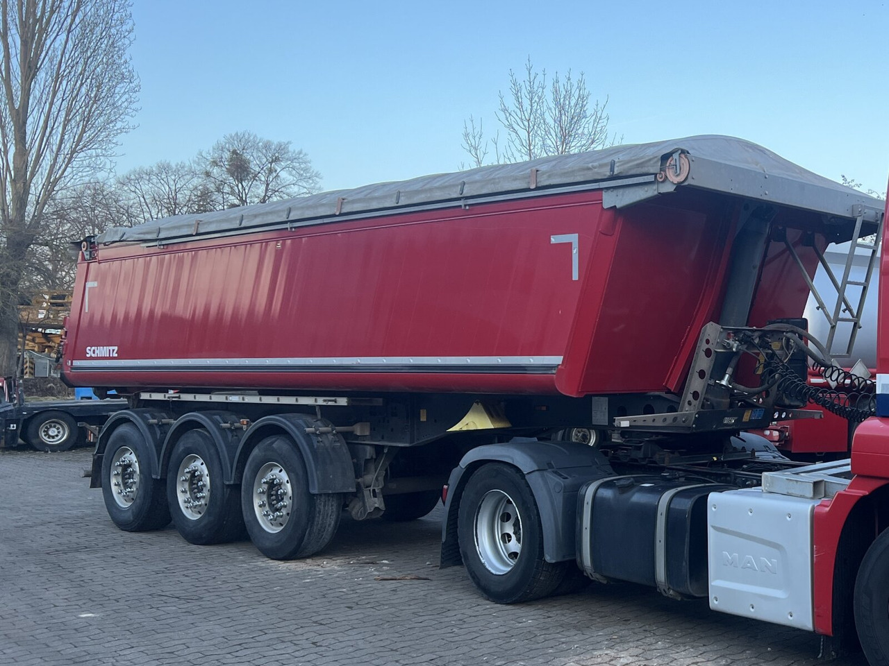 Schmitz Cargobull SKI 24 SL 7.2 SKI 24 SL 7.2, Alumulde ca. 24m³, Liftachse, E-Verdeck, Funk - Напівпричіп: фото 1 Schmitz Cargobull SKI 24 SL 7.2 SKI 24 SL 7.2, Alumulde ca. 24m³, Liftachse, E-Verdeck, Funk - Напівпричіп: фото 1