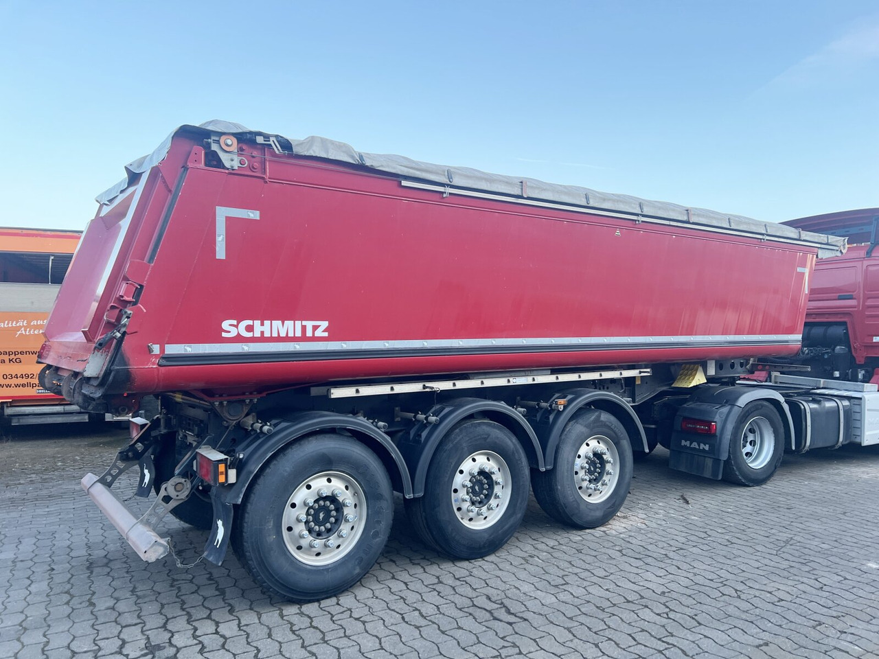 Schmitz Cargobull SKI 24 SL 7.2 SKI 24 SL 7.2, Alumulde ca. 24m³, Liftachse, E-Verdeck, Funk - Напівпричіп: фото 3 Schmitz Cargobull SKI 24 SL 7.2 SKI 24 SL 7.2, Alumulde ca. 24m³, Liftachse, E-Verdeck, Funk - Напівпричіп: фото 3