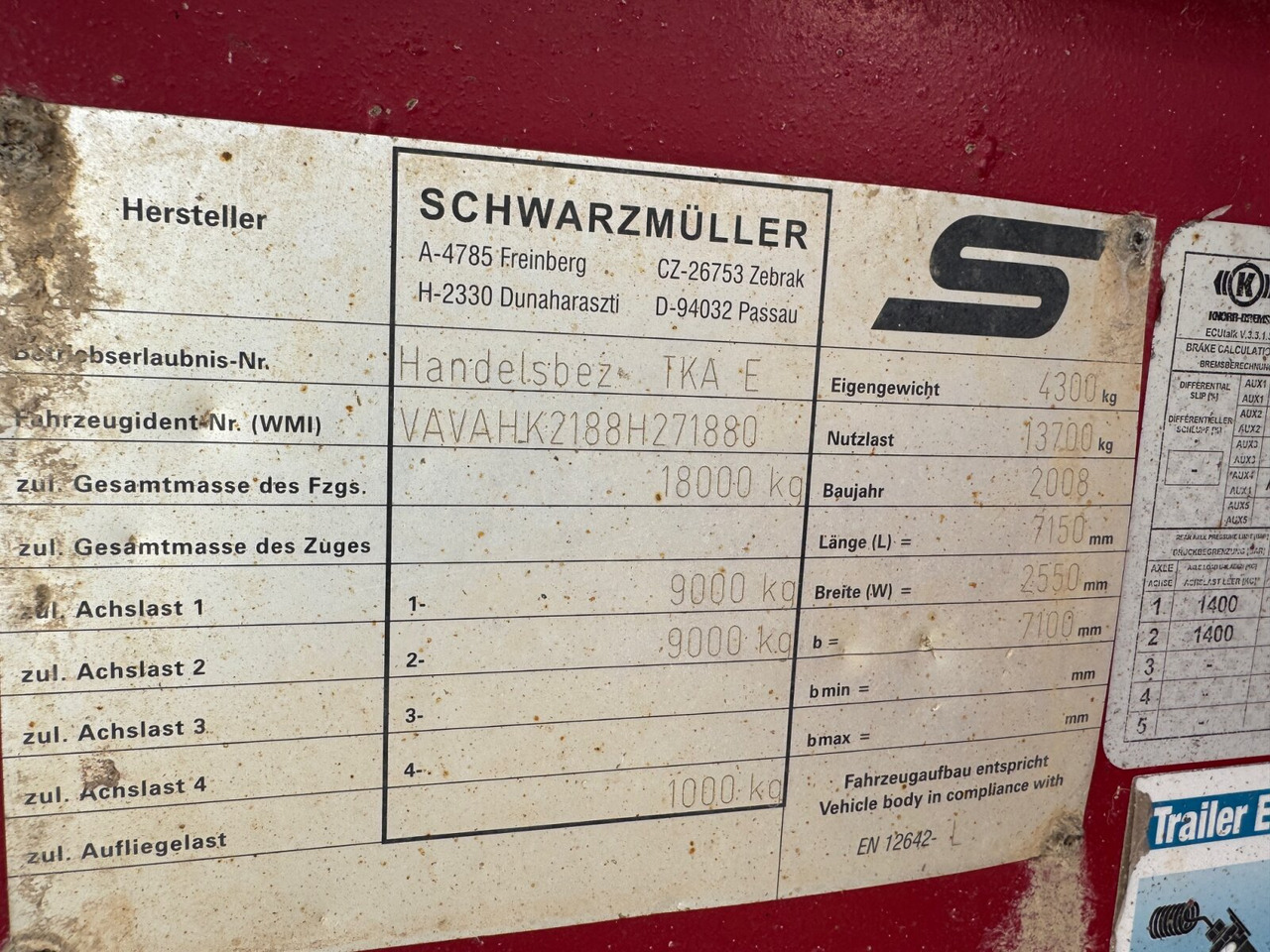 Schwarzmüller TKA-E 18 TKA-E 18, Alu-Bordwände ca. 11m³ - Причіп: фото 3 Schwarzmüller TKA-E 18 TKA-E 18, Alu-Bordwände ca. 11m³ - Причіп: фото 3