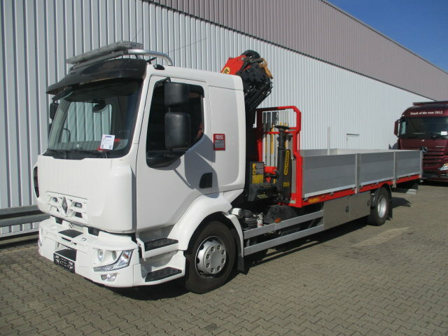 Renault Midlum 220 DXi 4x2 Midlum 220 DXi 4x2 mit Kran Palfinger PK 11001 - Вантажівка з маніпулятором, Бортова вантажівка/ Платформа: фото 1 Renault Midlum 220 DXi 4x2 Midlum 220 DXi 4x2 mit Kran Palfinger PK 11001 - Вантажівка з маніпулятором, Бортова вантажівка/ Платформа: фото 1