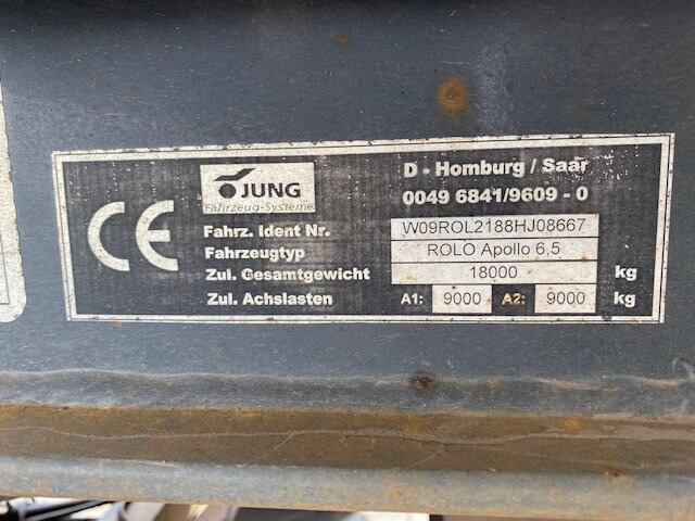 Rolo Apollo 6,5 Rolo Apollo 6,5 Schlittenabroller - Причіп мультиліфт/ Бункеровоз: фото 5 Rolo Apollo 6,5 Rolo Apollo 6,5 Schlittenabroller - Причіп мультиліфт/ Бункеровоз: фото 5