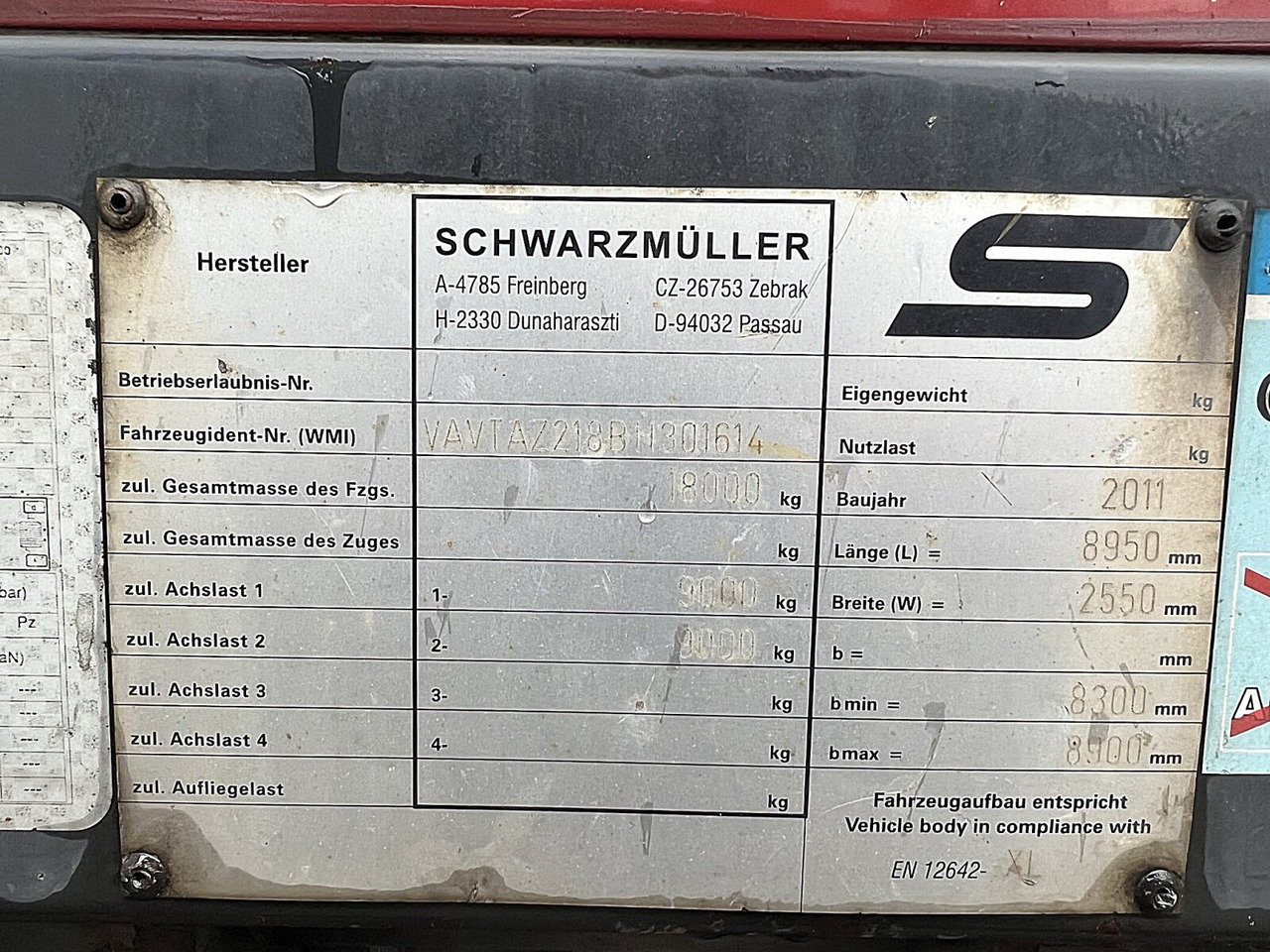 Schwarzmüller AZ 18 AZ 18 - Бортовий причіп/ Платформа: фото 3 Schwarzmüller AZ 18 AZ 18 - Бортовий причіп/ Платформа: фото 3