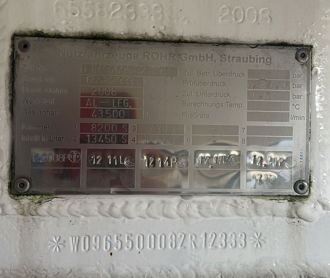 TAL-A-ZE 44,0 TAL-A-ZE 44,0, 43.500l, 4 Kammern, Untenbefüllung - Напівпричіп цистерна: фото 3 TAL-A-ZE 44,0 TAL-A-ZE 44,0, 43.500l, 4 Kammern, Untenbefüllung - Напівпричіп цистерна: фото 3