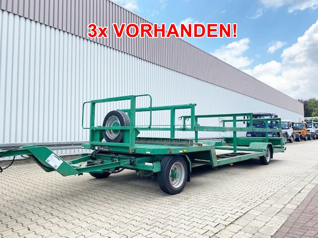 TL 6,4 Empl TL 6,4 Spezial-Tiefladeanhänger, Ex-Polizei - Бортовий причіп/ Платформа: фото 1 TL 6,4 Empl TL 6,4 Spezial-Tiefladeanhänger, Ex-Polizei - Бортовий причіп/ Платформа: фото 1