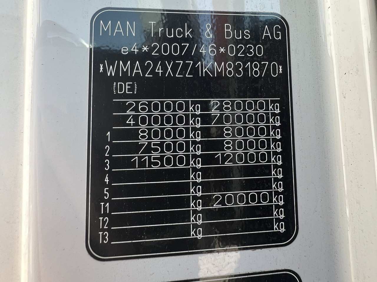 Тягач MAN TGX 26.500 6X2/4 BLS TGX 26.500 6X2/4 BLS, Intarder, Vorlauflenk-/lift, XXL-Fahrerhaus, 70t: фото 7