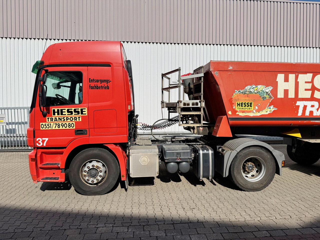 Тягач Mercedes-Benz Actros 1844 LS 4x2 Actros 1844 LS 4x2, Kipphydraulik: фото 12
