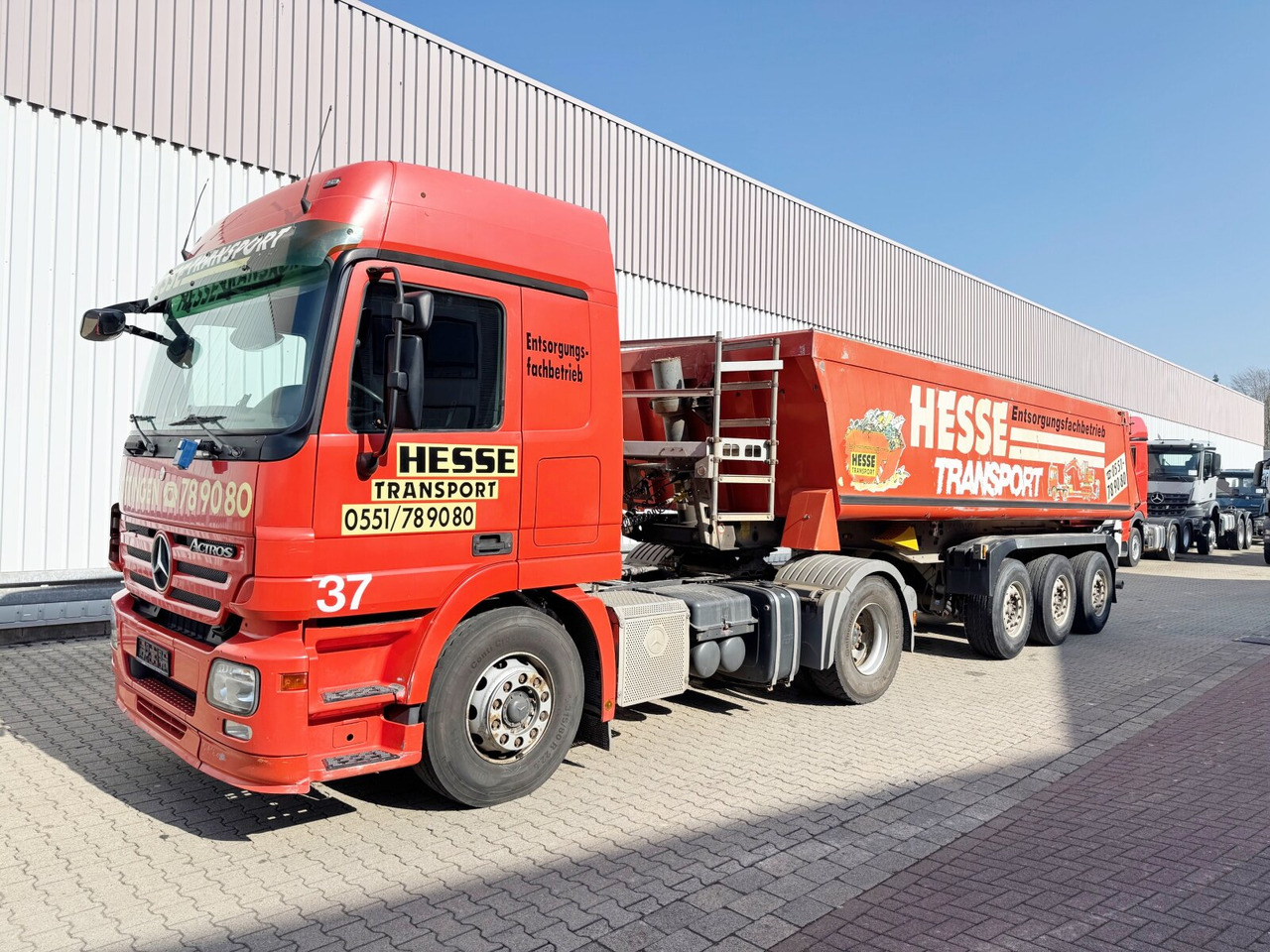 Тягач Mercedes-Benz Actros 1844 LS 4x2 Actros 1844 LS 4x2, Kipphydraulik: фото 8