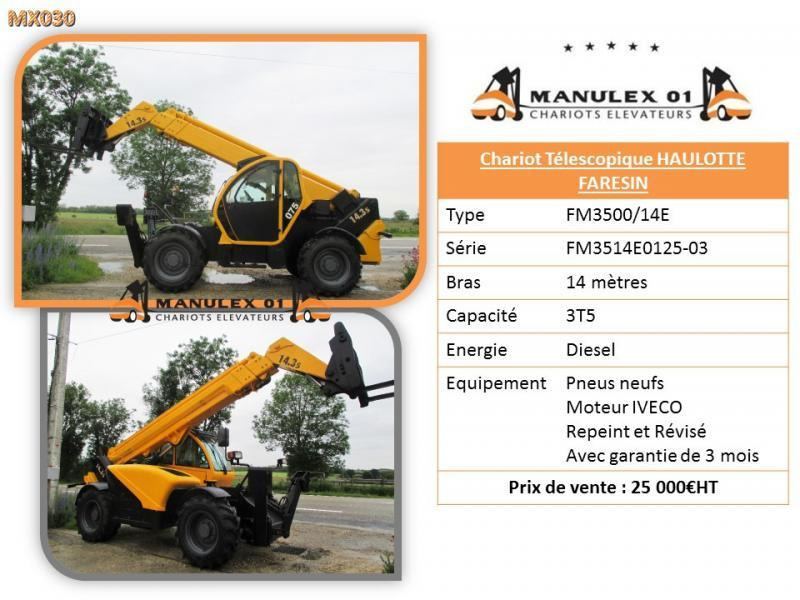 Haulotte FM3500/14E - Навантажувач підвищеної прохідності: фото 5 Haulotte FM3500/14E - Навантажувач підвищеної прохідності: фото 5