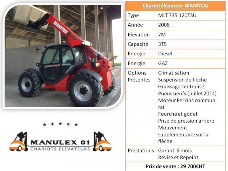 Manitou MLT735 120LSU Turbo - Навантажувач телескопічний: фото 2 Manitou MLT735 120LSU Turbo - Навантажувач телескопічний: фото 2