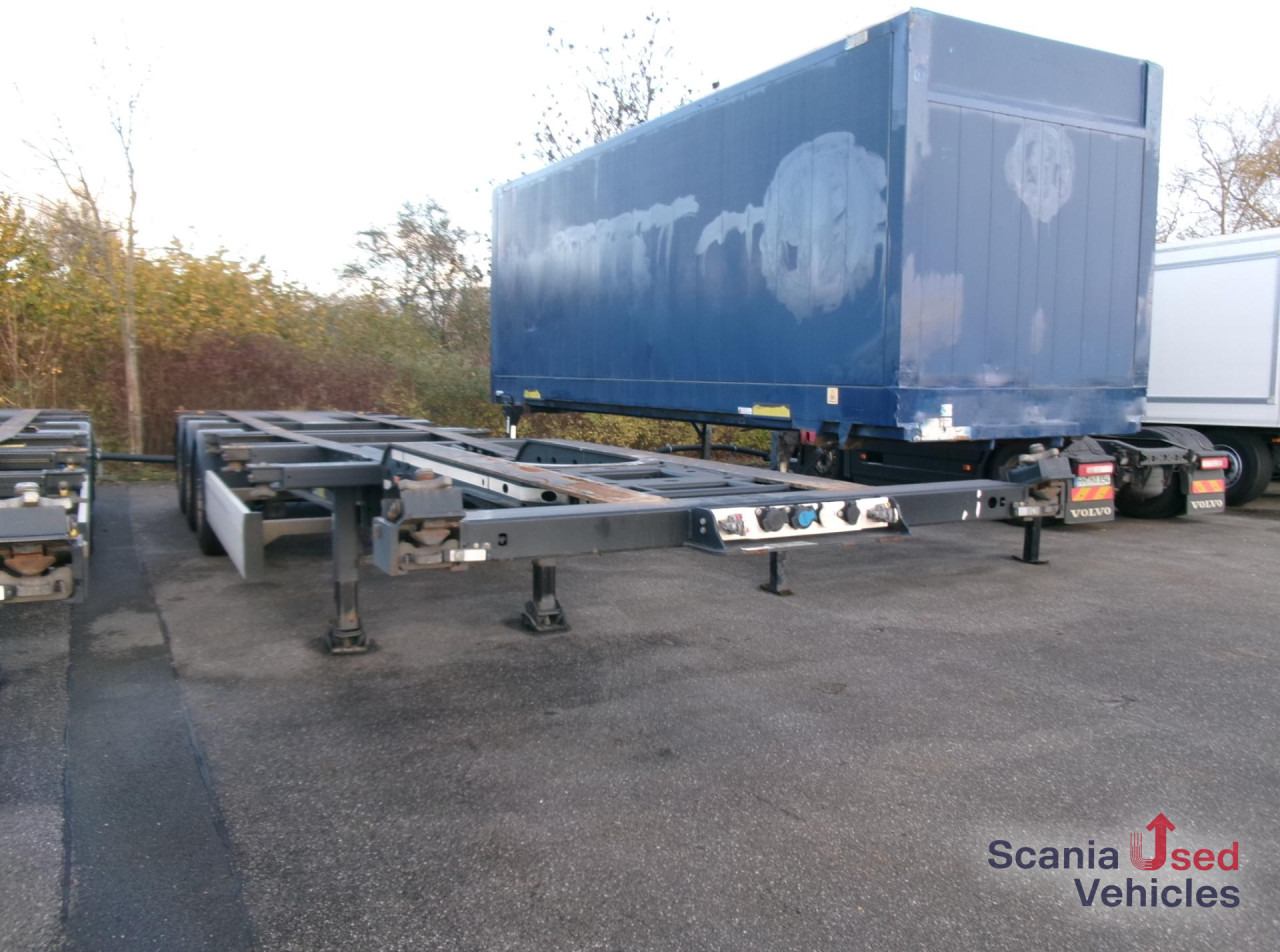 KRONE SD Chassis 20/40 Fuss Liftachse - Контейнеровоз/ Змінний кузов напівпричіп: фото 1 KRONE SD Chassis 20/40 Fuss Liftachse - Контейнеровоз/ Змінний кузов напівпричіп: фото 1