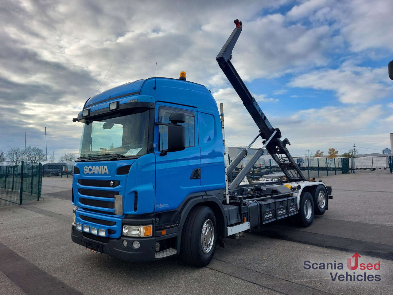 SCANIA G 480 LB6x2*4HNA Meiler RK2070 - Гаковий мультиліфт вантажівка: фото 1 SCANIA G 480 LB6x2*4HNA Meiler RK2070 - Гаковий мультиліфт вантажівка: фото 1