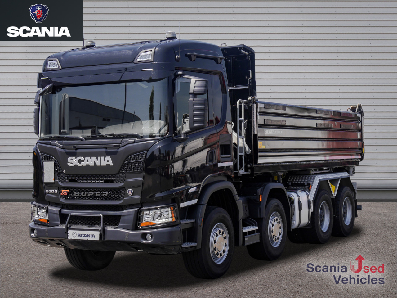 SCANIA G 500 B8x4HZ XT - Meiller Gesteinskipper / Bordmat - Самоскид вантажівка: фото 1 SCANIA G 500 B8x4HZ XT - Meiller Gesteinskipper / Bordmat - Самоскид вантажівка: фото 1
