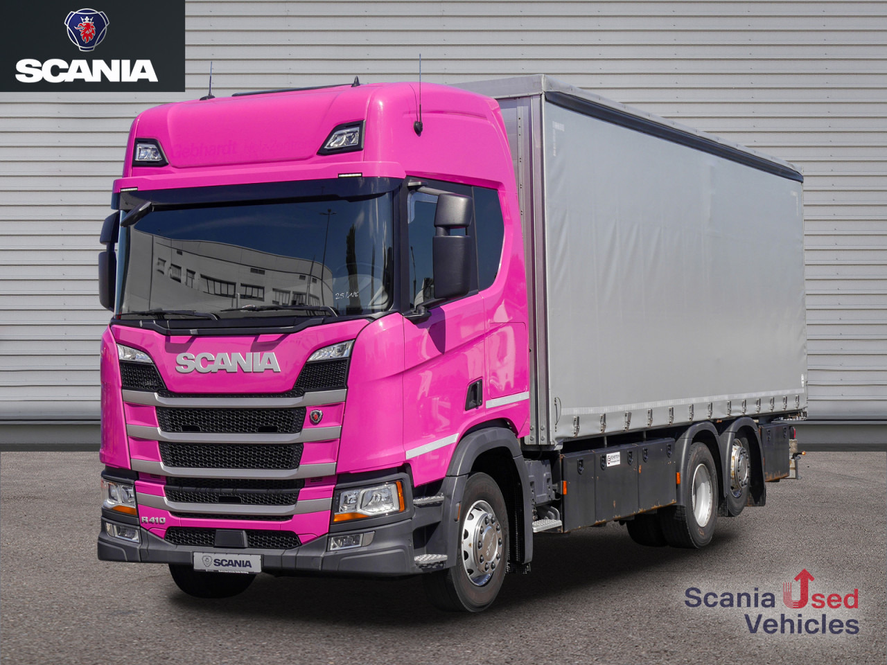 SCANIA R 410 B6x2*4NB - Pritsche / Plane / Hecktüren - - Тентована вантажівка: фото 1 SCANIA R 410 B6x2*4NB - Pritsche / Plane / Hecktüren - - Тентована вантажівка: фото 1