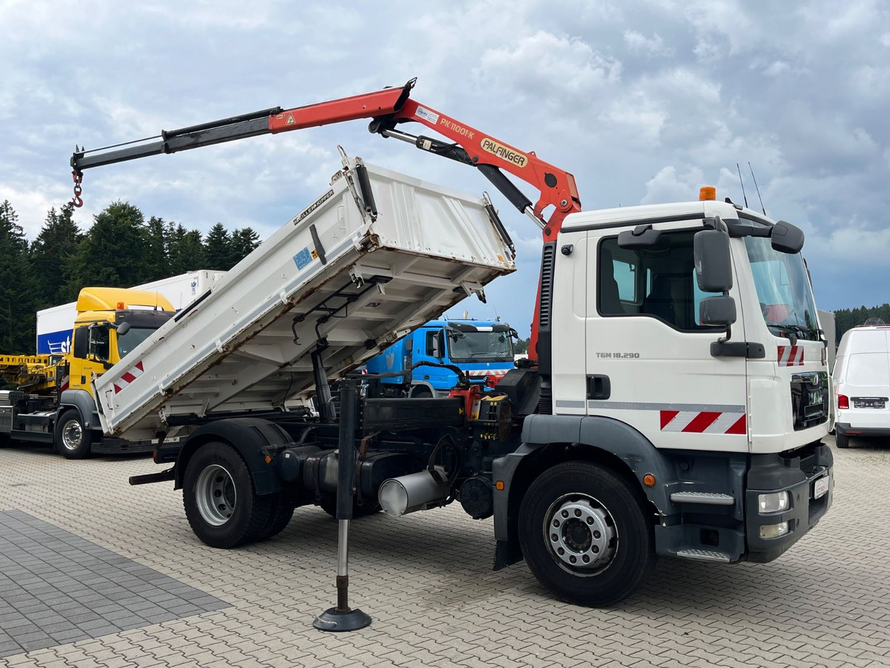 MAN TGM 18.290 Kipper Kran Palfinger PK 11001 - Самоскид вантажівка, Вантажівка з маніпулятором: фото 3 MAN TGM 18.290 Kipper Kran Palfinger PK 11001 - Самоскид вантажівка, Вантажівка з маніпулятором: фото 3
