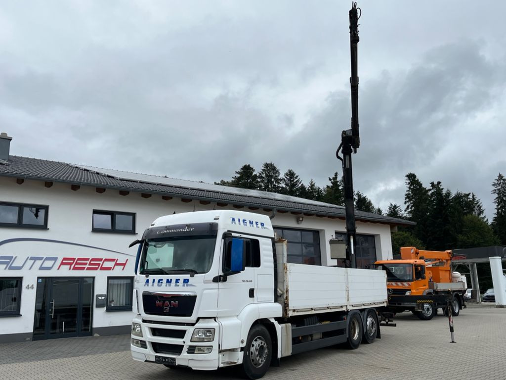 MAN TGS 26.440 Baustoff mit HIAB XS 166 Kran MAN TGS 26.440 Baustoff mit HIAB XS 166 Kran - Бортова вантажівка/ Платформа, Вантажівка з маніпулятором: фото 1 MAN TGS 26.440 Baustoff mit HIAB XS 166 Kran MAN TGS 26.440 Baustoff mit HIAB XS 166 Kran - Бортова вантажівка/ Платформа, Вантажівка з маніпулятором: фото 1