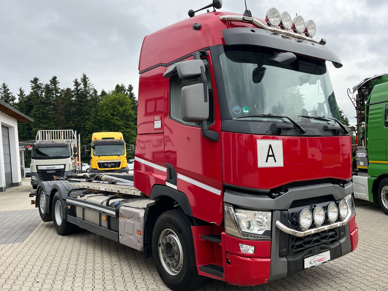 Renault T520 6x2 Meiller RS 21 Abrollkipper Lift Lenk - Гаковий мультиліфт вантажівка: фото 2 Renault T520 6x2 Meiller RS 21 Abrollkipper Lift Lenk - Гаковий мультиліфт вантажівка: фото 2