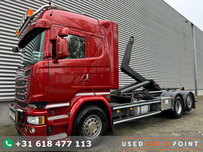 Scania R 580 Highline / 6X2 / Hooksystem / Retarder / Full Air / V8 / Belgium Truck - Гаковий мультиліфт вантажівка: фото 1 Scania R 580 Highline / 6X2 / Hooksystem / Retarder / Full Air / V8 / Belgium Truck - Гаковий мультиліфт вантажівка: фото 1