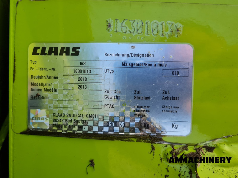 Жниварка для кукурудзи Для транспортування харчових продукті Claas Orbis 750 I63 rotary corn header: фото 14