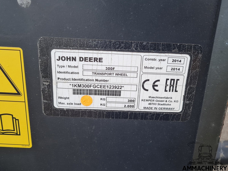 Kemper 390 PLUS support wheel - Обладнання для кормозбирального комбайну: фото 4 Kemper 390 PLUS support wheel - Обладнання для кормозбирального комбайну: фото 4