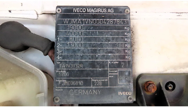 Вантажівка з закритим кузовом Iveco Stralis 310 8.60m box! Manual gerabox, Great state: фото 20