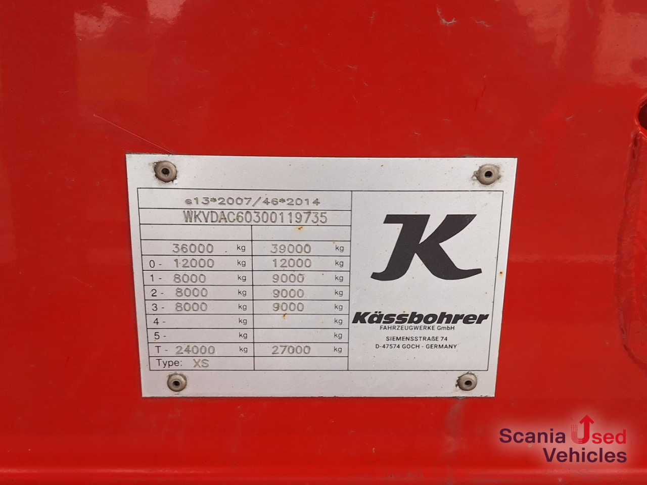 KAESSBOHRER Lebensmitteltank Kippbar SSK 40XS Neuwertig !! - Напівпричіп цистерна для сипучих вантажів: фото 3 KAESSBOHRER Lebensmitteltank Kippbar SSK 40XS Neuwertig !! - Напівпричіп цистерна для сипучих вантажів: фото 3
