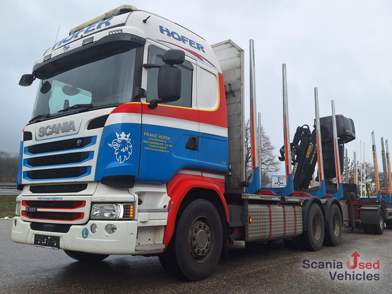 SCANIA R 490 LB6x4HNB Epsilon M12 Z Komplettzug !! - Лісовоз, Вантажівка з маніпулятором: фото 1 SCANIA R 490 LB6x4HNB Epsilon M12 Z Komplettzug !! - Лісовоз, Вантажівка з маніпулятором: фото 1