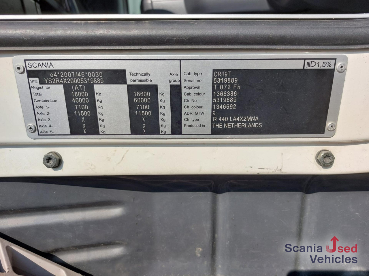 SCANIA R 440 LA4x2MNA E6 Topline - Тягач: фото 5 SCANIA R 440 LA4x2MNA E6 Topline - Тягач: фото 5