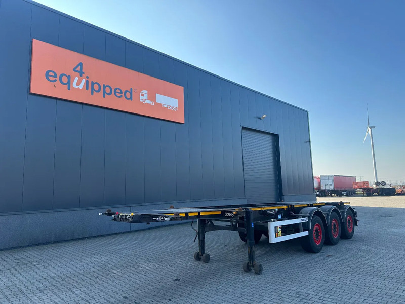 Burg 20FT / 20FT SWAP ADR (EX/II, EX/III, FL, AT) Chassis, 3.690kg, SAF INTRADISC, 2x Liftaxle, NL-chassis, APK/ADR: 08-2025 - Контейнеровоз/ Змінний кузов напівпричіп: фото 1 Burg 20FT / 20FT SWAP ADR (EX/II, EX/III, FL, AT) Chassis, 3.690kg, SAF INTRADISC, 2x Liftaxle, NL-chassis, APK/ADR: 08-2025 - Контейнеровоз/ Змінний кузов напівпричіп: фото 1