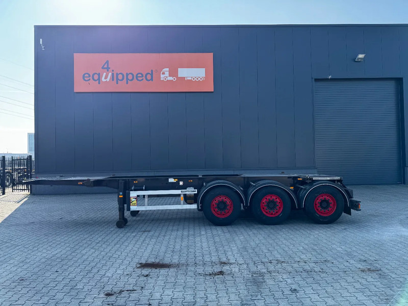 Burg 20FT/3-axles, SAF INTRADISC, ADR (EXII, EXII, FL, AT), 2x LIFTAXLE, NL-Chassis, APK/ADR:06/2025 - Контейнеровоз/ Змінний кузов напівпричіп: фото 4 Burg 20FT/3-axles, SAF INTRADISC, ADR (EXII, EXII, FL, AT), 2x LIFTAXLE, NL-Chassis, APK/ADR:06/2025 - Контейнеровоз/ Змінний кузов напівпричіп: фото 4