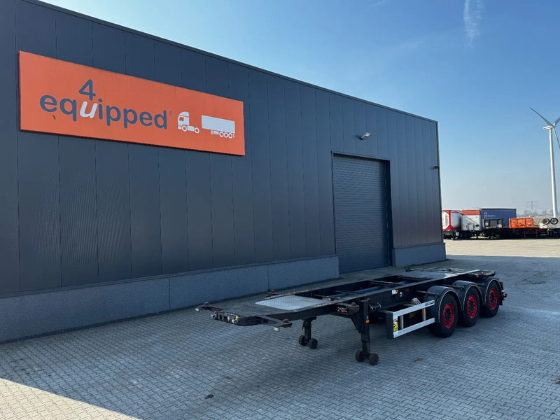 Burg 20FT/3-axles, SAF INTRADISC, ADR (EXII, EXII, FL, AT), 2x LIFTAXLE, NL-Chassis, APK/ADR:06/2025 - Контейнеровоз/ Змінний кузов напівпричіп: фото 1 Burg 20FT/3-axles, SAF INTRADISC, ADR (EXII, EXII, FL, AT), 2x LIFTAXLE, NL-Chassis, APK/ADR:06/2025 - Контейнеровоз/ Змінний кузов напівпричіп: фото 1