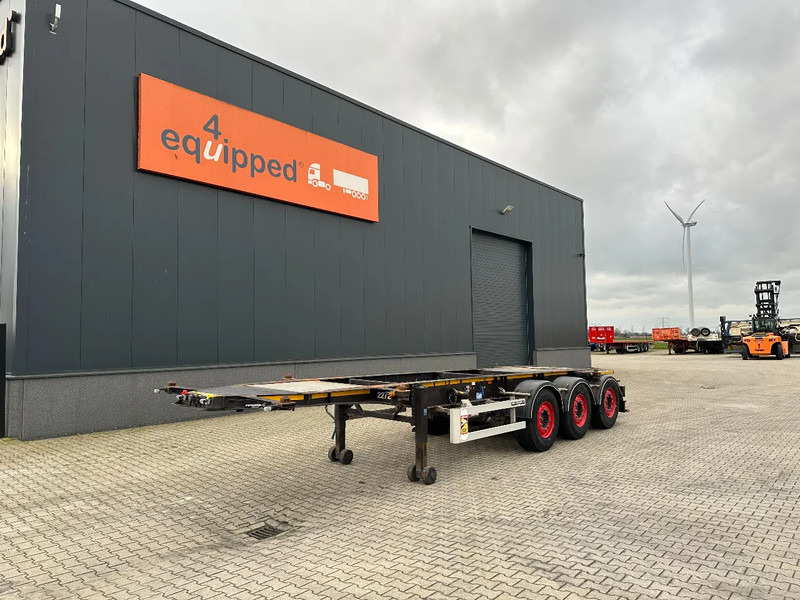 Burg 20FT ADR (EX/II, EX/III, FL, AT) Chassis, Empty weight : 3.690kg, SAF INTRADISC, 2x Liftaxle, NL-chassis - Контейнеровоз/ Змінний кузов напівпричіп: фото 1 Burg 20FT ADR (EX/II, EX/III, FL, AT) Chassis, Empty weight : 3.690kg, SAF INTRADISC, 2x Liftaxle, NL-chassis - Контейнеровоз/ Змінний кузов напівпричіп: фото 1