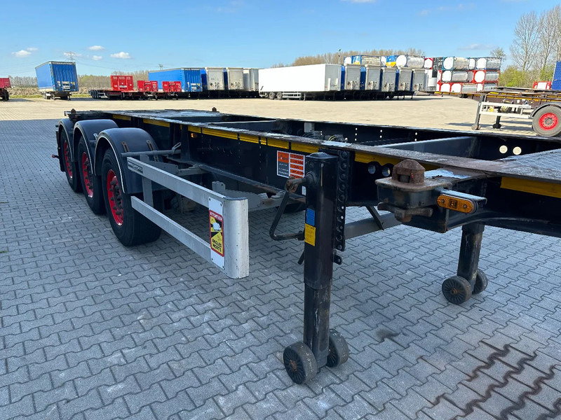 Контейнеровоз/ Змінний кузов напівпричіп Burg 20FT ADR (EX/II, EX/III, FL, AT), Leergewicht: 3.690kg, SAF INTRADISC, 2x liftaxle, ALCOA, NL-Chassis, APK/ADR: 08-2025: фото 20