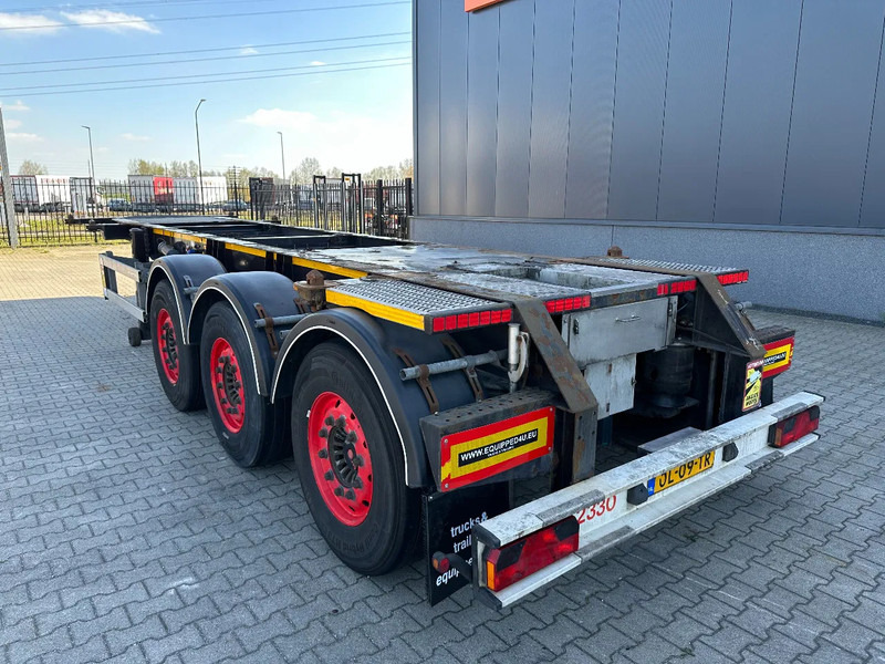 Контейнеровоз/ Змінний кузов напівпричіп Burg 20FT ADR (EX/II, EX/III, FL, AT), Leergewicht: 3.690kg, SAF INTRADISC, 2x liftaxle, ALCOA, NL-Chassis, APK/ADR: 08-2025: фото 6