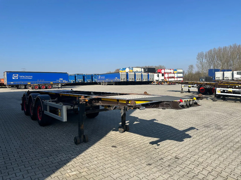Контейнеровоз/ Змінний кузов напівпричіп Burg 20FT ADR (EX/II, EX/III, FL, AT), empty weight: 3.690kg, SAF INTRADISC, 2x liftaxle, ALCOA, NL-Chassis: фото 6