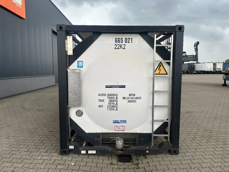 Танк-контейнер CIMC 20FT ISO / 25.020L-1-COMP. / L4BN / UN Portable / T11 / test: 09-2027: фото 6